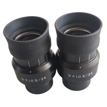 2 SZTUK WF10X-24mm WF10X/24MM Okular Szerokokątny do Mikroskopu Stereoskopowego Binokularnego Trinokularnego 30MM Interfejs Instalacyjny
