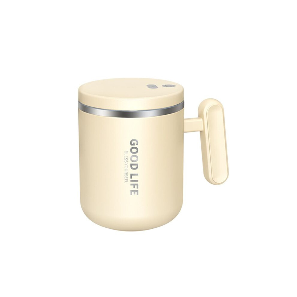 400Ml Stainless Steel Self Stirring Coffee Mug Rechargeable Electric Mixer Insulated Coffee Mug With Lid As Shown 6131180485951