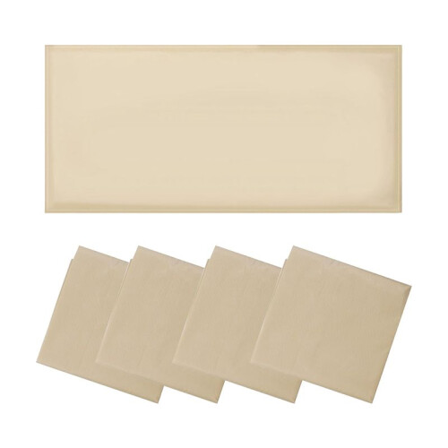 4 Pcs Fluorescent Light Covers,Light Covers for Ceiling Lights Classroom, Magnetic Light Filters for Office Khaki 1
