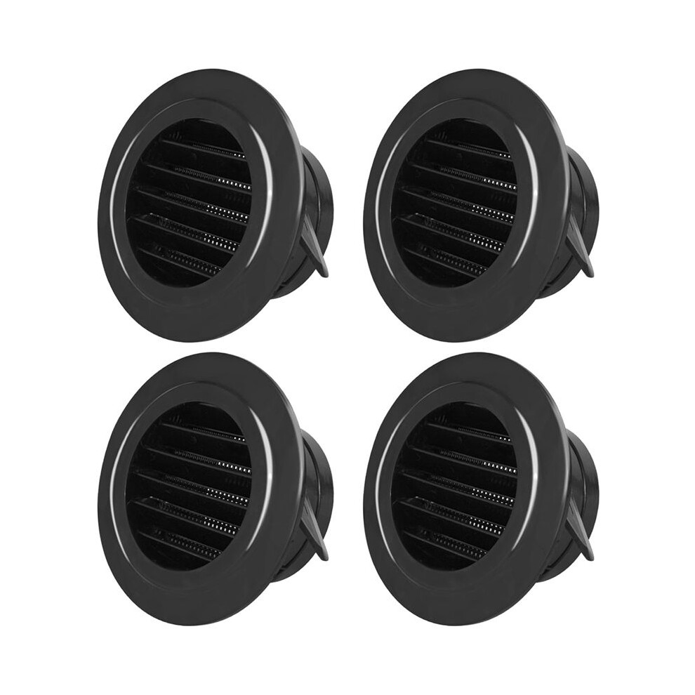 4 Inch Soffit Vent Cover, Round Soffit Exhaust Vent Cover With Built-In Mesh Screen, For Bathroom Home Office Garage 6033556485438