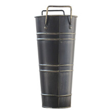 Metal Round Umbrella Stand Rack,Decorate Freestanding Vase, Perfect for Entryway Use, Organizer for Home and Office Black