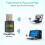 Προσαρμογέας Bluetooth USB WiFi 600Mbps Διπλή ζώνη 2.4/5GHz, Μίνι Dongle χωρίς πρόγραμμα οδήγησης 6