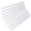 20pcs Plastic 30-Hole Loose Leaf Binders Ring Combs 85 Sheets Capacity for DIY Notebook Album White 1