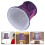 Purple Fabric Lamp Shade for Table or Bedside Lamp 3