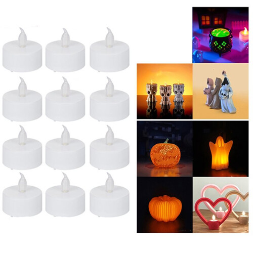 Velas LED Sem Chama, Tipo Tealight, para Decoração de Casamentos e Residências, Componentes para Impressão 3D 1