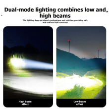Underneath Mounted Bike Lights for Night Riding,Bike Headlight,IPX 6 Waterproof Bike Front Light for Road Urban Cyclists