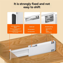 6 Pcs Extendable Drawer Dividers, Freely Combinable Partitions for Bookshelves, Wardrobes, and Kitchens.