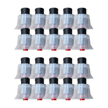10 Peças de Bico de Espuma para Lavagem de Carros, Bico de Espuma para Ventilador de para-Brisa, Rosca Interna de 16 mm
