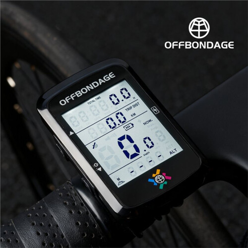OFFBONDAGE GPS Cycling Computer - 2.6-Inch Wireless Speedometer, Waterproof Odometer, Digital Stopwatch for Biking 2