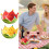 Watermelon Ceramic Fruit Plate Matching Forks Ceramic Snack Tray Large Capacity for Various Fruit Snacks Present Red 2pc 3