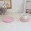 8 Pack Cotton Linen Coasters 11cm Round 4