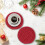 8 Pack Cotton Linen Coasters 11cm Round 5