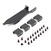 3-LüFter-Montage-Rack-PCI-Steckplatzhalterung für Grafikkarte mit UnterstüTzung für 90-Mm-/120-Mm-LüFterhalterungssatz mit LüFter 24BB