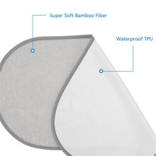 3 Pack Waterproof Changing Pad Liners, Reusable Portable Diaper Changing Pad Covers