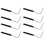 8Pcs/Set Foot Sensing Strip Sensor Bar for Dancing Machine Accessories with Black Rubber Protector 1