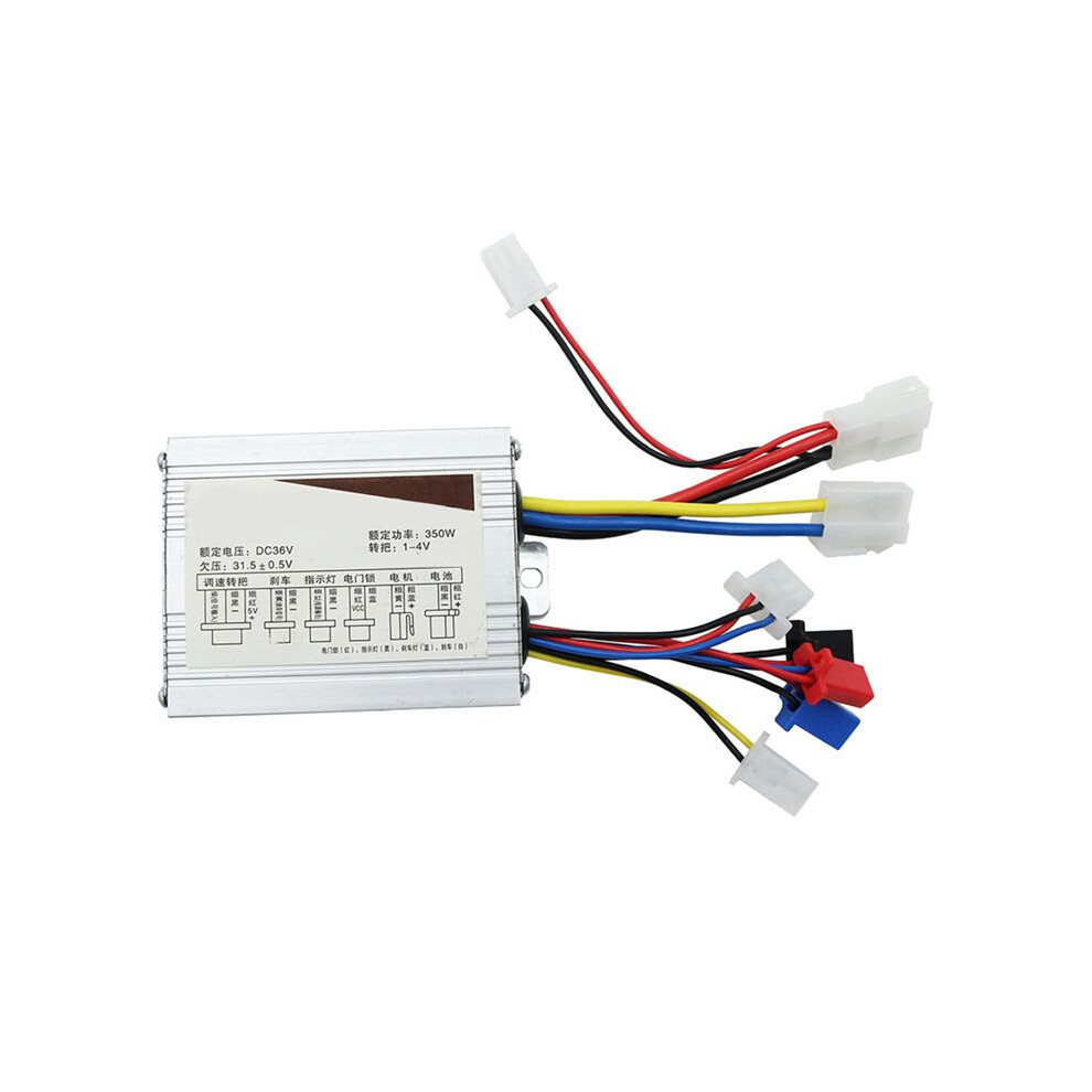36V 350W Brushed Controller Electric Bicycle E-Bike Scooter Brush Speed Controller Motor For Electric Scooter 4712494453984