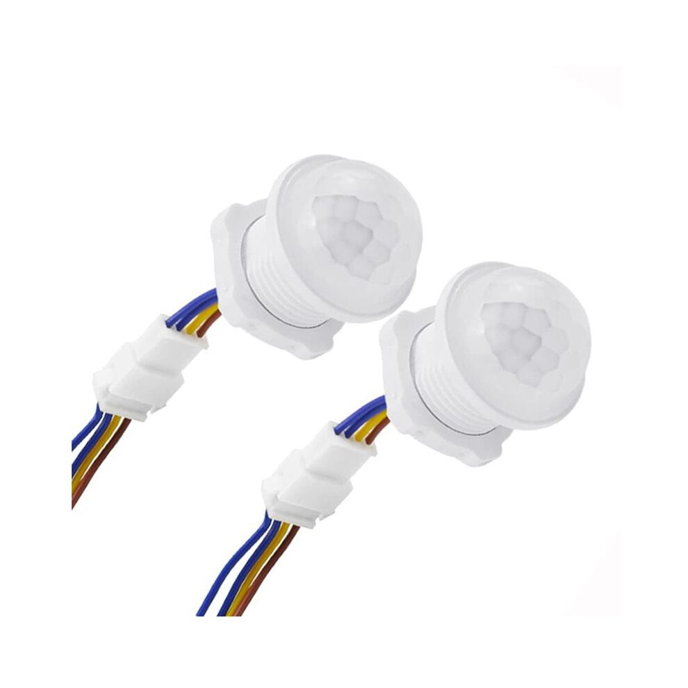 2Pcs Motion Sensor 110-220V Pir Sensor Detection Delay Adjustable Infrared Induction Detector Light 4713755199504