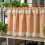 Gingham Check Curtain Valance 59" x 24" Semi-Sheer Rod 4
