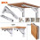 Heavy Duty 2PCS Triangle Folding Angle Shelf Bracket Stainless Steel Shelf Bracket for Table Work Bench Wall Mounted 4