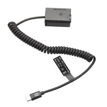 NP-FW50 Dummy Batterij PD Type-C Koppeling voor  ZV-E10 A7 A7R/S/M A7II A7S2 A7M2 A7R2 A6500 NEX5 NEX7 DSC-RX10 A33 A55