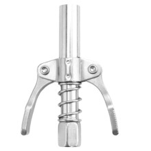 10000 PSI Grease Tool Coupler Double Handle Stainless Oil Injector Nozzle Heavy-Duty Quick Lock NPTI/8 Grease Tool Tip