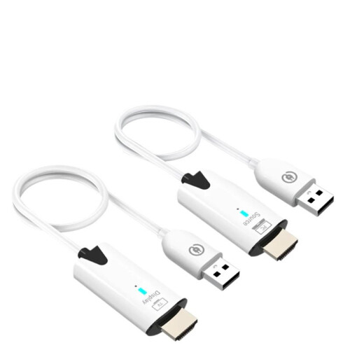 30m -Compatible Wireless Video Transmitter and Receiver,Screen Mirroring Extender for Camera,for PC to TV Display 2