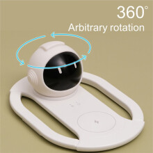 2-in-1 Wireless Charger and Night Light - USB Charging Bedside for Ornament Design, Ideal for Sleep Enhancement