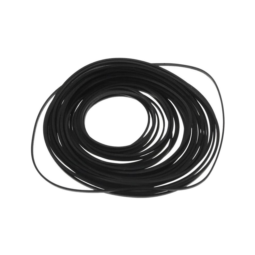 50Pcs Universal Mix Cassette Tape Machine Belts Assorted Common Flat Rubber Belt For Recorders Cd Dvd Drive 4713354437144