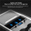 Center Console  Sensor Support, Retractable Fast Charging, Car Charger Multi Port for  Model 3/Y Accessories 4