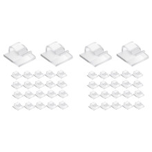 200 Clips de Lumière Extérieure pour Guirlandes Lumineuses,  Crochets de Câble Auto-Adhésifs, Clips de Fil, Crochets, Support D'Organisateur de