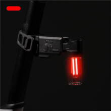 Bicycle Bicycle Tail Light Colorful Bike Glass Bottle Waterproof USB Charge Night Cycling Warning Light Red