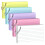 Pacote com 250 Fichas Coloridas de 3x5 Polegadas com Chaveiro - Peso Pesado de 180 G/M² para Estudo e Organização Eficazes 1