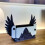 Detachable Wing Base Stand for   Game Console Desktop Holder Decorative Display Accessory White 3