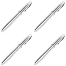 4X Jinhao 911 Reservoarpenna i Stål med 0,38 mm Extra Fin Spets Slätskrivande Bläckpennor Till Jul