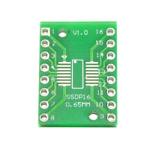 20Pcs Sop16 Ssop16 Tssop16 To Dip16 0.65/1.27Mm Ic Adapter Pcb Board