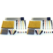 Crafts Drechseln Fancy Slimline Pen Kit Set mit 10 Gemischten Farben, Drehmechanismus
