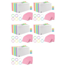 1500 Pack Index Cards, 3inch X 5inch Ruled Index Cards with Ring, Colored Lined Flash Cards, Both Sides Note Cards