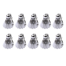 10X Metal Badminton Key Chain Three-Dimensional Badminton Tournament Souvenir Key Chain Sports Cute Pendant