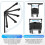 Wagon Handle Attachment Adjustable Push Handle for Round/Square Frames Fits Push Wagons, Wagon Cart Equipment 1