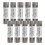 10 Pcs 1000 VDC Fuse Solar PV Explosion-proof Fuse Silver - 16A 1