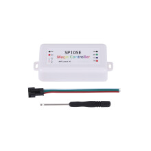 SP105E Wireless Controller APP WS2811 WS2812B WS2801 SK6812 APA102 Individually Addressable Programmable LED Strip Pixel Module Panel Light