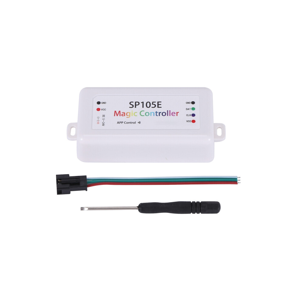 Sp105e Wireless Controller App Ws2811 Ws2812b Ws2801 Sk6812 Apa102 Individually Addressable Programmable Led Strip Pixel Module Panel Light