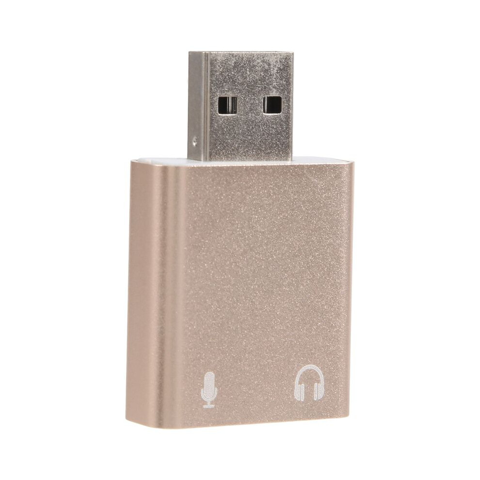 Usb Sound Card 7.1 External Usb To Jack 3.5Mm Headphone Adapter Stereo Audio Mic Sound Card For Pc Computer Laptop 4713418392839
