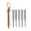 Brass Rollerball Pen 0.5mm Fine Point with Replacement Refills for Smooth Writing, Ideal for Journaling and Office Use A 1