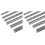 240 PCS Spiral Binding Coils Plastic Binder Binding Spirals Rings Multi Size Spiral Binding Wire Combs , 4:1 Pitch 1