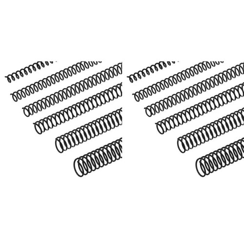 240 PCS Spiral Binding Coils Plastic Binder Binding Spirals Rings Multi Size Spiral Binding Wire Combs , 4:1 Pitch