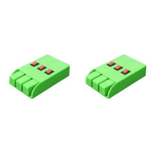 2X Drieweg Parallelle Laserlichtbronset voor Studenten en Docenten 10x6cm Fysica Optische Experimentele Apparatuur