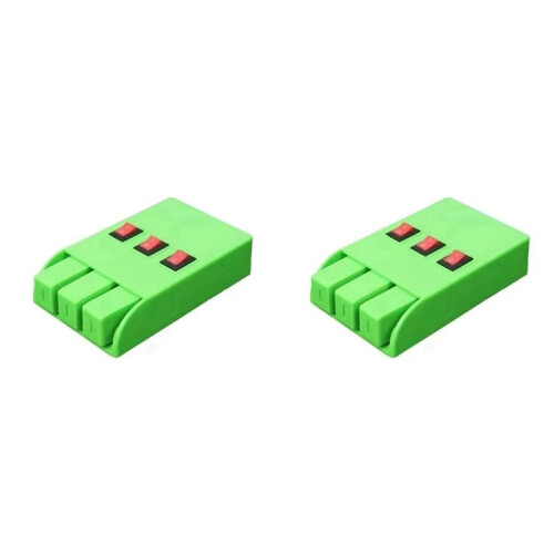2X Three Way Parallel Lasers Light Source Set for Students and Educators 10x6cm Physics Optical Experiment Equipment