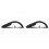 2X Wireless Mouse Foldable Arc Touch Mause Ultra-Thin Mute Office for PC Laptop Black 1