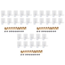 30PCS Eco Solvent Printer Ink Damper Dx5 Printhead Dumper for Print Mutoh Allwin Xuli Plotter Tube
